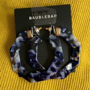 Baublebar octagon earrings
